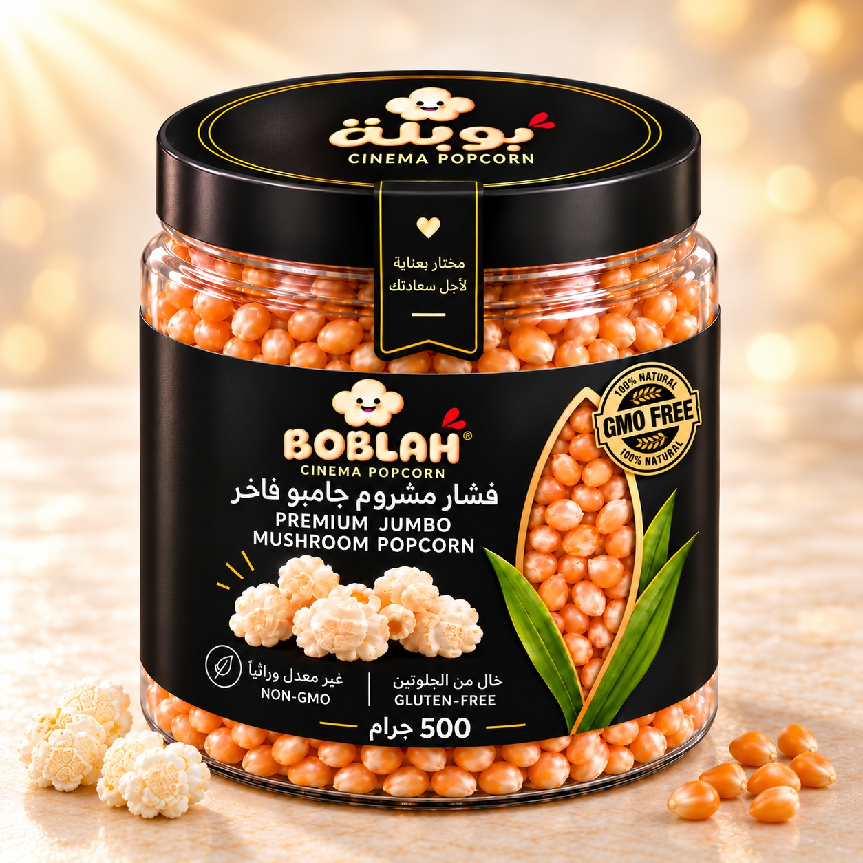 Boblah premium mushroom popcorn | فشار بوبلة المشروم الفاخر